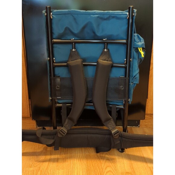 ROKK Nomad Backpack External Aluminum Frame Camping Hiking Green - Picture 8 of 12